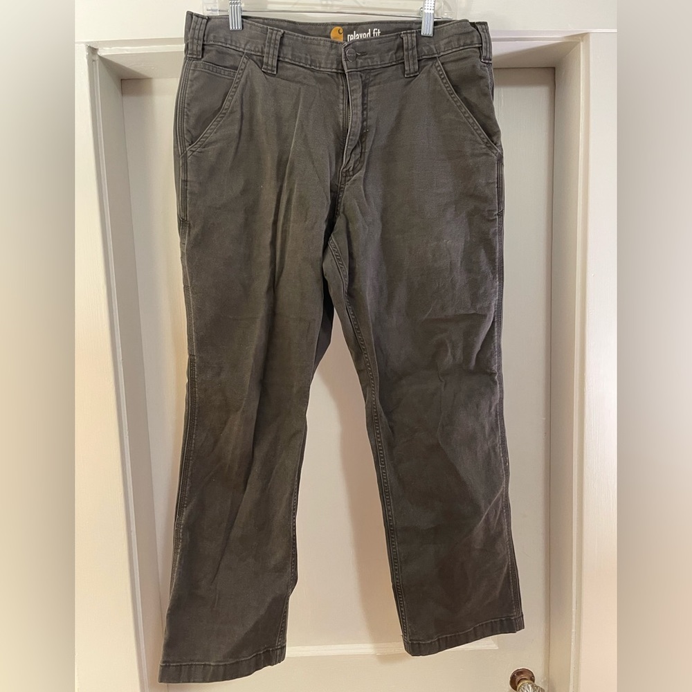 Carhartt Relaxed Fit 33x30 Grey Cargo Pants